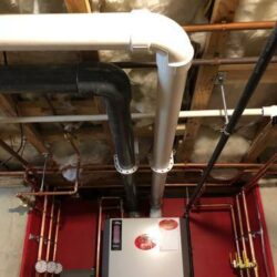Straight and plumb water lines and venting properly hung like a professional should do!