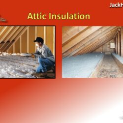 attic insulation before and after