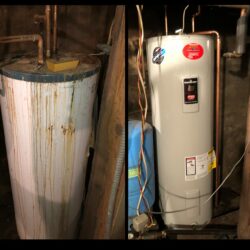 water heater before and after