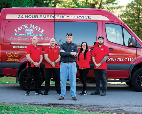 Family and Jack Hall van
